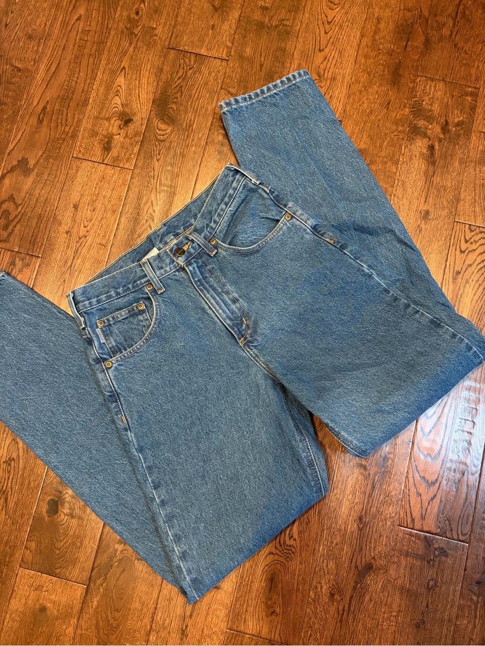 Carhartt Men's Blue Relaxed Fit Jeans